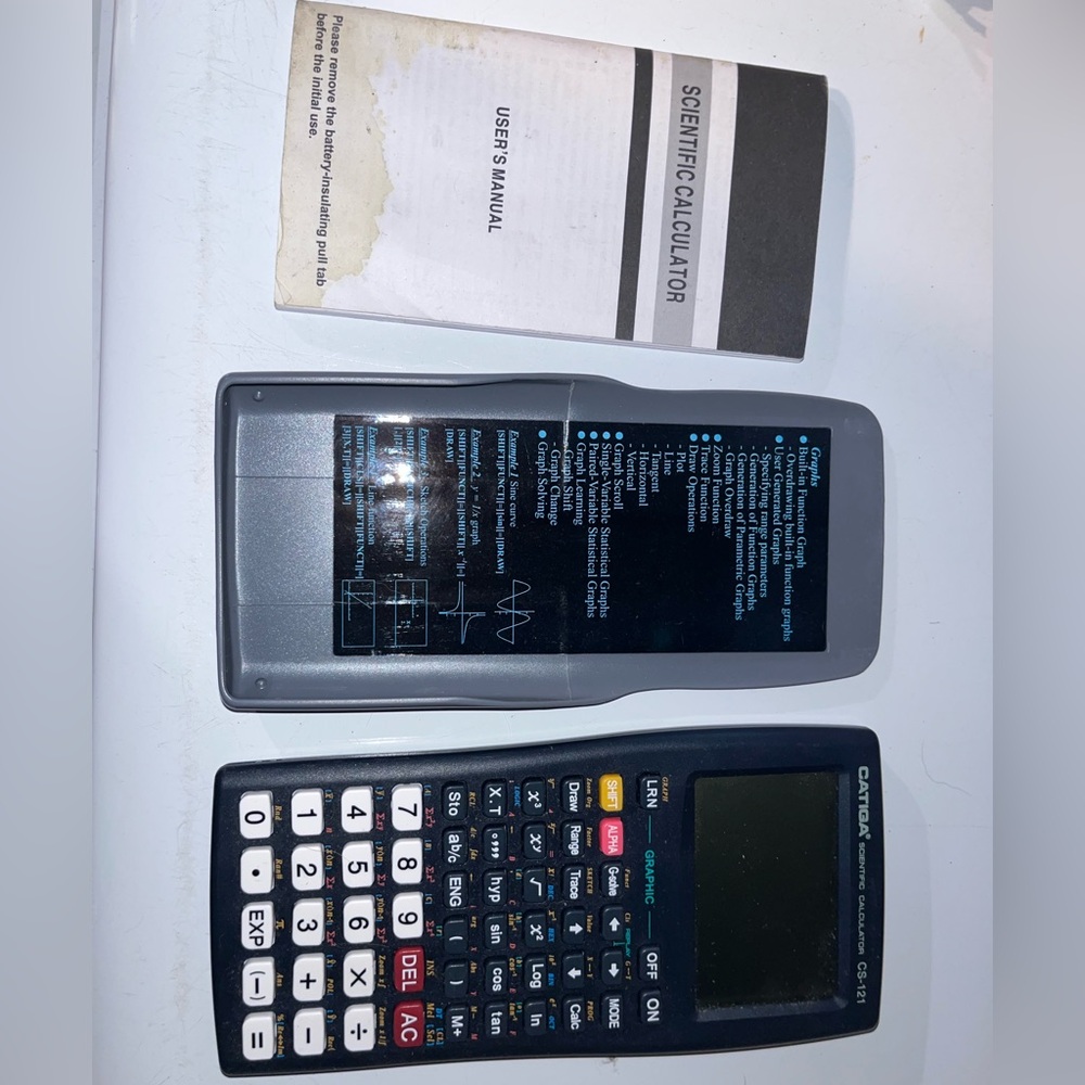 Gray & Blue Catiga Scientific Calculator in